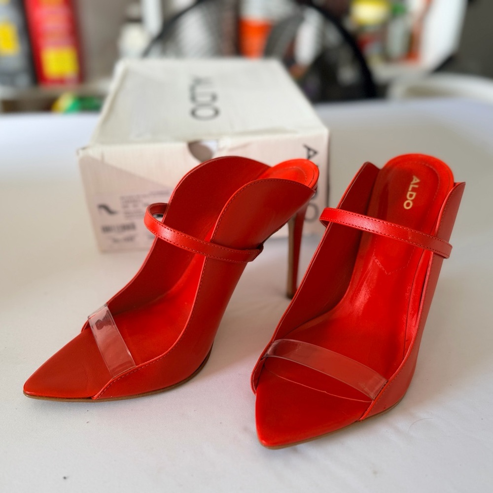 Aldo Vibrant Red Women's Heels